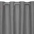 Zasłona ADELAIDE z miękkiej tkaniny o zamszowym chwycie i drobnym strukturalnym wzorze - 140 x 250 cm - szary 4