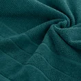 Ręcznik z drobną fakturą i miękką welwetową bordiurą - 50 x 90 cm - turkusowy 5