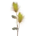 TRAWA OZDOBNA - PIÓROPUSZ kwiat sztuczny dekoracyjny - dł. 80 cm dł. kwiat 16 cm - oliwkowy 1