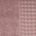 TERRA COLLECTION Ręcznik AVINION z bordiurą z trójwymiarowym wzorem wafla - 70 x 140 cm - liliowy 2