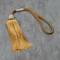 Dekoracyjny sznur do upięć z chwostem - 70 cm - złoty 1