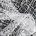 Firana MIRREN o strukturze pajęczej sieci - 140 x 250 cm - biały 8