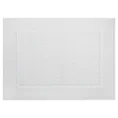 REINA LINE Dywanik łazienkowy z bawełny frotte zdobiony wzorem w zygzaki - 50 x 70 cm - biały 2