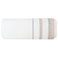 EUROFIRANY CLASSIC Ręcznik POLA z żakardową bordiurą zdobioną stebnowaniem - 30 x 50 cm - biały 3