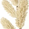 Gałązka ozdobna, sztuczny kwiat dekoracyjny - 62 cm - kremowy 2