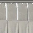 Zasłona DORA z gładkiej i miękkiej w dotyku tkaniny o welurowej strukturze - 50 x 260 cm - ciemnobeżowy 9