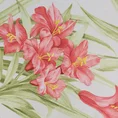 Zasłona MARI z kolorowym kwiatowym nadrukiem - 140 x 250 cm - biały 13
