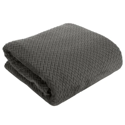 DESIGN 91 Koc CINDY miękki i miły w dotyku z wytłaczanym wzorem DESIGN 91 Koc CINDY miękki i miły w dotyku z wytłaczanym wzorem - 170 x 210 cm