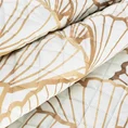 LIMITED COLLECTION Narzuta LUNA z welwetu z nadrukiem liści miłorzębu pikowana metodą hot press BLASK BIELI - 170 x 210 cm - biały 9