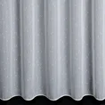 Tkanina firanowa matowa siateczka z subtelnym efektem deszczyku zakończona szwem obciążającym - 290 cm - biały 3
