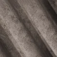 Zasłona ANISA z miękkiej szenilowej tkaniny jednokolorowa  - 140 x 270 cm - ciemnobeżowy 5