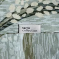 TERRA COLLECTION Komplet pościeli bawełnianej z recyklingu MONTENEGRO 6 z nadrukiem - 220 x 200 cm - oliwkowy 17