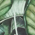 Zasłona FELICITA z welwetu z motywem liści - 140 x 250 cm - zielony 6