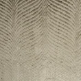 Zasłona LUSSI z lśniącego welwetu z żakardowym wzorem - 140 x 250 cm - jasnobrązowy 12