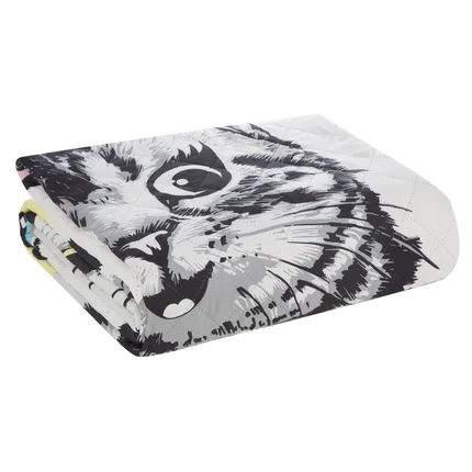 DESIGN 91 Narzuta KID 15 z nadrukiem uroczych piesków pikowana metodą hot press DESIGN 91 Narzuta KID 15 z nadrukiem uroczych piesków pikowana metodą hot press - 170 x 210 cm