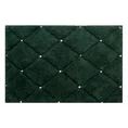 Miękki bawełniany dywanik CHIC zdobiony geometrycznym wzorem z kryształkami - 60 x 90 cm - ciemnozielony 2