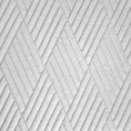 Narzuta ARIEL 1 z miękkiego  welwetu z subtelnym połyskiem pikowana metodą hot press w geometryczny wzór - 220 x 240 cm - biały 4