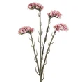 ZATRWIAN WRĘBNY sztuczny kwiat dekoracyjny z płatkami z jedwabistej tkaniny - 64 cm - różowy 1