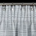 Dekoracja okienna ARIA w poprzeczne prążki z efektem deszczyku, półprzezroczysta - 140 x 300 cm - szary 11