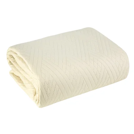 DESIGN 91 Narzuta BONI z geometrycznym wzorem wykonana techniką hot press DESIGN 91 Narzuta BONI z geometrycznym wzorem wykonana techniką hot press - 200 x 220 cm