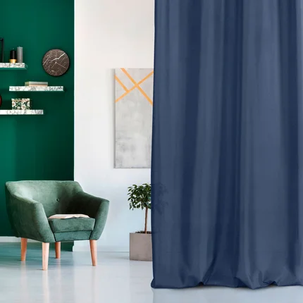 DESIGN 91 Zasłona ADORE z jednobarwnej, gładkiej tkaniny DESIGN 91 Zasłona ADORE z jednobarwnej, gładkiej tkaniny - 140 x 250 cm