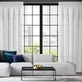 Dekoracja okienna RUBI w stylu eko o ozdobnym splocie z widocznymi nitkami - 140 x 270 cm - biały 8