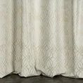 Zasłona ARETA z welwetu z cieniowanym srebrno-złotym wzorem w stylu boho - 140 x 250 cm - kremowy 3