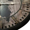Dekoracyjny zegar ścienny w stylu kolonialnym - 60 x 5 x 60 cm - czarny 4