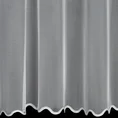 Firana LIZ 1 z gładkiej mikrosiateczki z lekkim połyskiem wykończona falą - 300 x 145 cm - biały 3