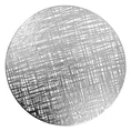 Podkładka  okrągła z ażurowym wzorem srebrna - ∅ 38 cm - srebrny 1