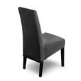 DESIGN 91 Pokrowiec na krzesło z welwetu - 35 x 30 x 55 cm - grafitowy 2