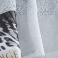 EWA MINGE Komplet ręczników AGNESE w eleganckim opakowaniu, idealne na prezent! - 2 szt. 70 x 140 cm - srebrny 10