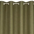 TERRA COLLECTION Zasłona MONTENEGRO zaciemniająca z  tkaniny o płóciennym splocie - 140 x 250 cm - oliwkowy 4