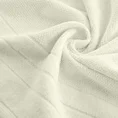 Ręcznik z drobną fakturą i miękką welwetową bordiurą - 30 x 50 cm - kremowy 5