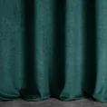 Zasłona ELIZA z miękkiego welwetu z drobnym wytłaczanym wzorkiem - 140 x 250 cm - ciemnomiętowy 3
