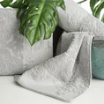 Ręcznik z ozdobną bordiurą - 50 x 90 cm - kremowy 4