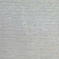 Firana z lekkiej etaminy ze złotym nadrukiem - 140 x 250 cm - biały 8