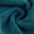 Ręcznik ALTEA z bordiurą z melanżowym pasem w stylu eko - 100 x 150 cm - turkusowy 5