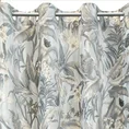 Zasłona z miękkiego welwetu dekorowana roślinno-kwiatowym wzorem - 140 x 250 cm - kremowy 4