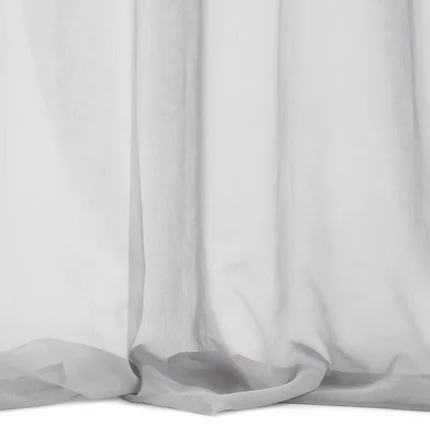 DESIGN 91 Dekoracja okienna STELLA zdobiona w górnej części trójwymiarowymi groszkami, półtransparentna DESIGN 91 Dekoracja okienna STELLA zdobiona w górnej części trójwymiarowymi groszkami, półtransparentna - 140 x 250 cm