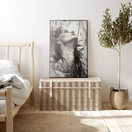 Obraz FACE ręcznie malowany na płótnie Obraz FACE ręcznie malowany na płótnie - 60 x 90 cm