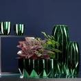 Wazon NEGRO ze szkła artystycznego zielono-miedziany - ∅ 10 x 20 cm - zielony 6