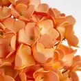 HORTENSJA - sztuczny kwiat dekoracyjny z plastycznej pianki foamirian - ∅ 20 x 75 cm - pomarańczowy 2