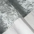 Zasłona DALILA połączenie welwetu z lekką etaminą - 140 x 250 cm - szary 6