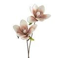 MAGNOLIA kwiat sztuczny dekoracyjny z plastycznej pianki foamirian - ∅ 17 x 70 cm - różowy 1