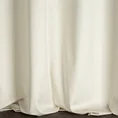 Zasłona ELEN z welwetu z ozdobnym pasem z jasnozłotym nadrukiem geometrycznym w górnej części - 140 x 250 cm - kremowy 3