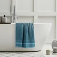 ELLA LINE ręcznik bawełniany TAYLOR z ozdobnym stebnowaniem i bordiurą w paseczki - 70 x 140 cm - ciemnoniebieski 6