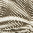 Zasłona LUSSI z lśniącego welwetu z żakardowym wzorem - 140 x 250 cm - jasnobrązowy 11