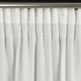 Firana ROSSI z tkaniny szyfonowej zdobiona delikatnymi prążkami - 135 x 270 cm - biały 8