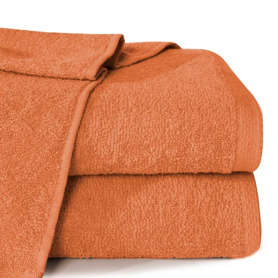 EUROFIRANY CLASSIC Ręcznik GŁADKI jednokolorowy klasyczny - 50 x 90 cm - pomarańczowy